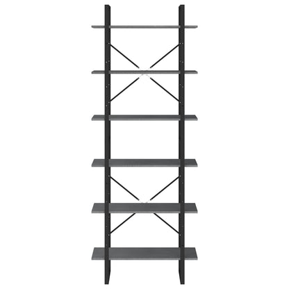 Skap Grå 80x30x210 cm heltre furu