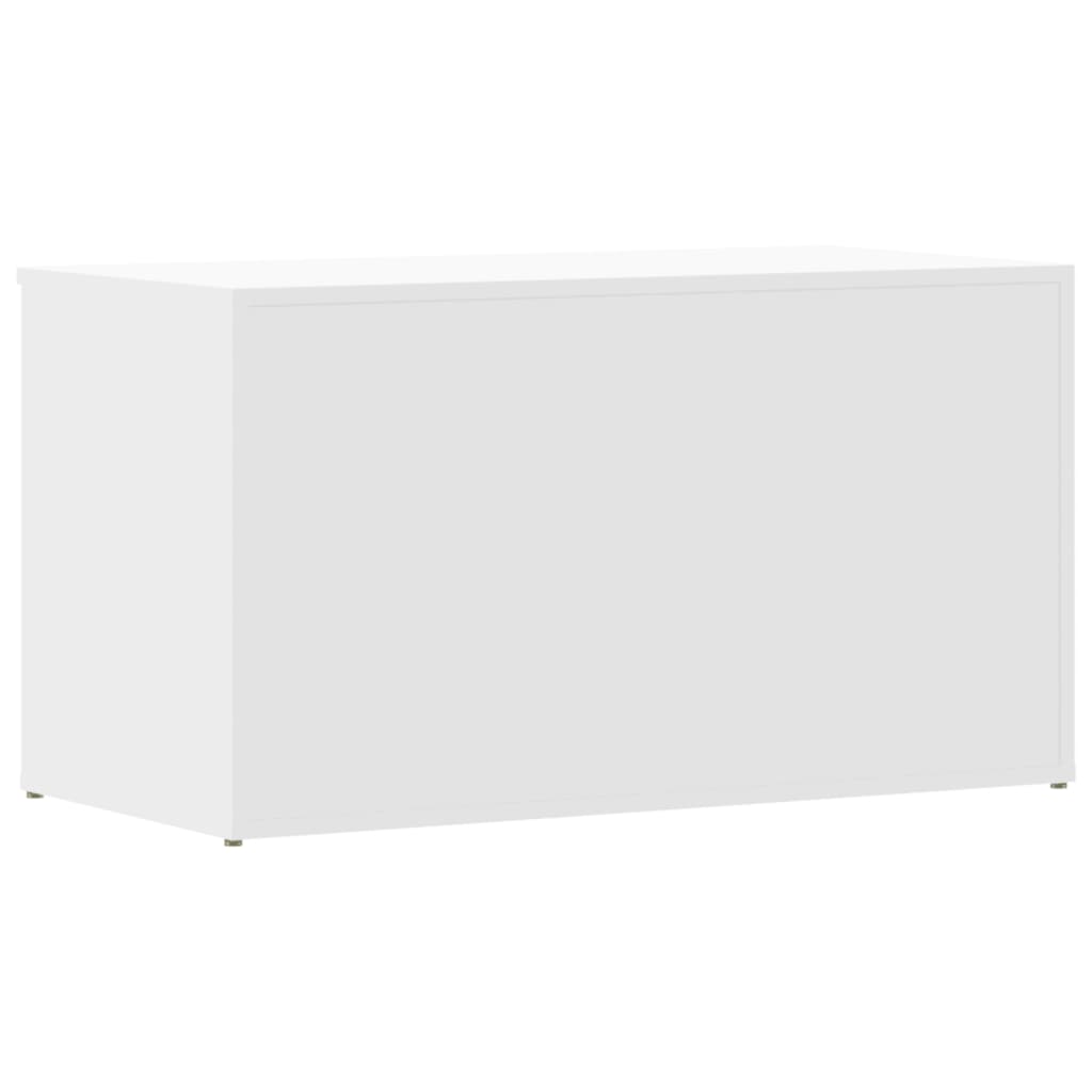 Oppbevaringskiste Hvit 84x42x46 cm
