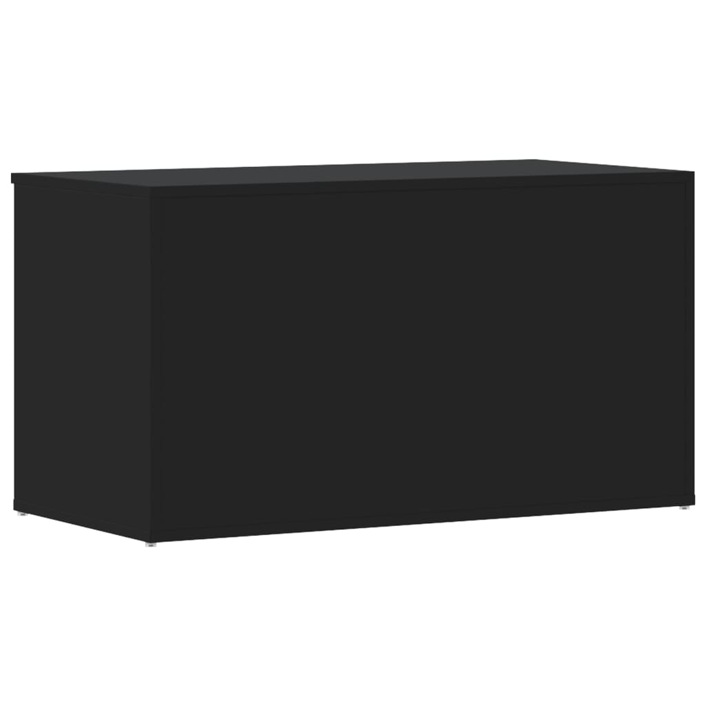 Oppbevaringskiste Svart 84x42x46 cm