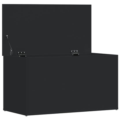 Oppbevaringskiste Svart 84x42x46 cm