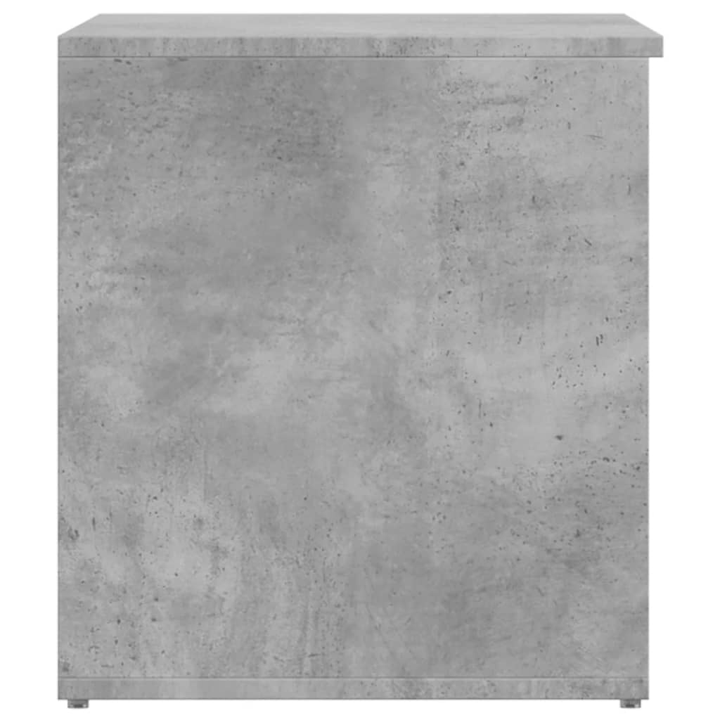 Oppbevaringskiste Betonggrå 84x42x46 cm