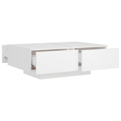 Salongbord Sofabord Hvit 90x60x31 cm