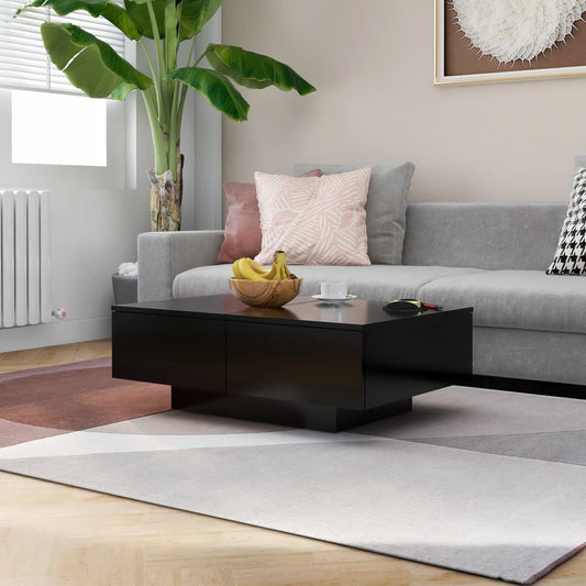 Salongbord Sofabord Svart 90x60x31 cm
