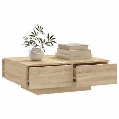 Salongbord Sofabord Sonoma Eik 90x60x31 cm