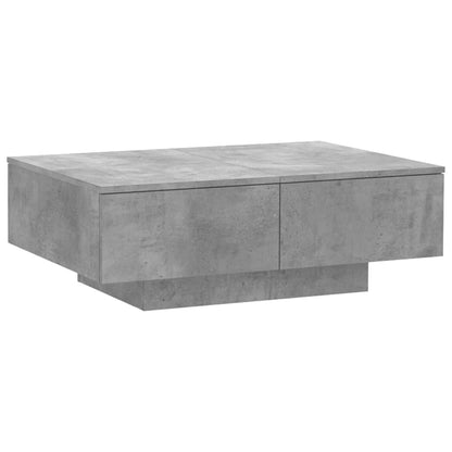 Salongbord Sofabord Betonggrå 90x60x31 cm