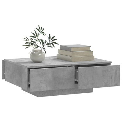 Salongbord Sofabord Betonggrå 90x60x31 cm