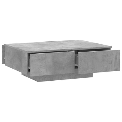 Salongbord Sofabord Betonggrå 90x60x31 cm