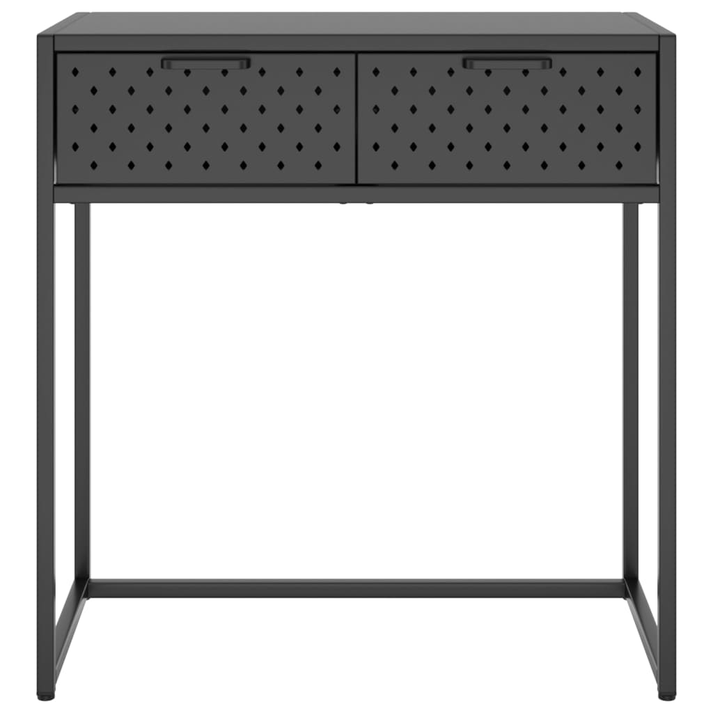 Avlastningsbord Konsollbord DIV. antrasitt 72x35x75 cm stål