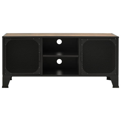 TV-Møbel Brun TV-benk rustikk 105x36x47cm metall og