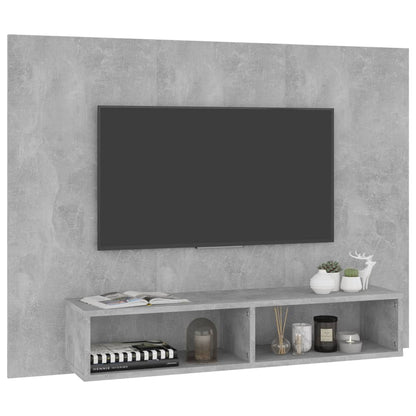 TV-Møbel Betonggrå TV-benk 120x23,5x90 cm