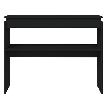 Avlastningsbord Konsollbord Svart 102x30x80 cm