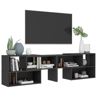 TV-Møbel Grå TV-benk 149x30x52 cm