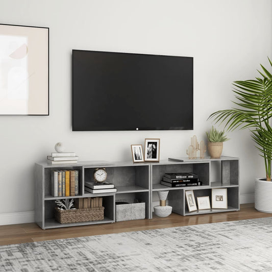 TV-Møbel Betonggrå TV-benk 149x30x52 cm