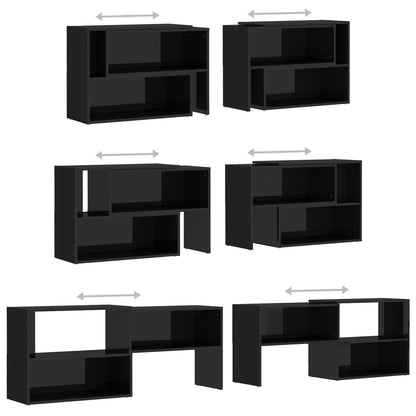 TV-Møbel Høyglans Svart Tv-benk 149x30x52 cm