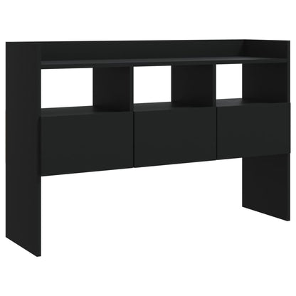 Skjenk Svart 105x30x70 cm