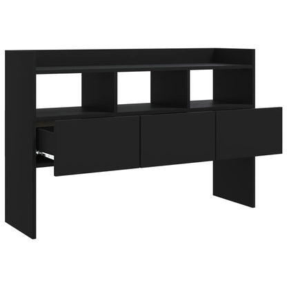 Skjenk Svart 105x30x70 cm