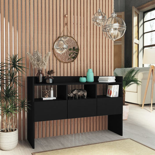 Skjenk Svart 105x30x70 cm