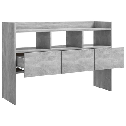 Kommode Betonggrå 105x30x70 cm