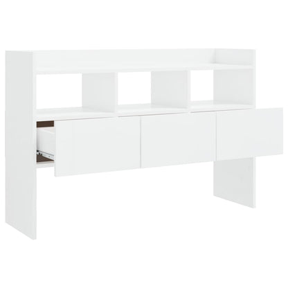 Skjenk Høyglans Hvit 105x30x70 cm
