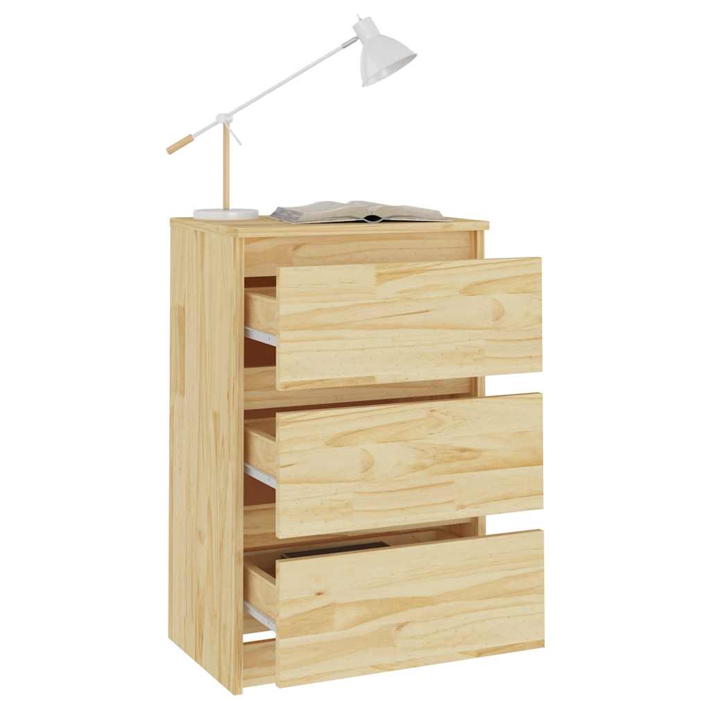 Nattbord Sengbord Tre 40x29,5x64 cm heltre furu