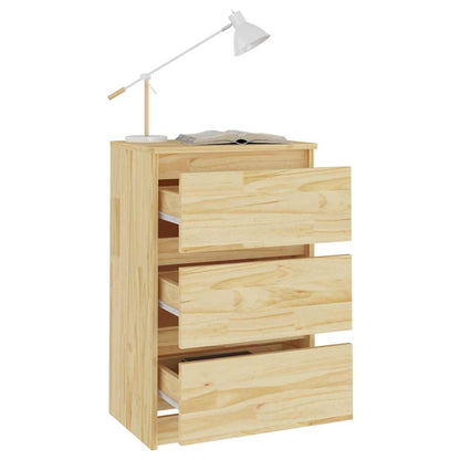 Nattbord Sengbord Tre 40x29,5x64 cm heltre furu