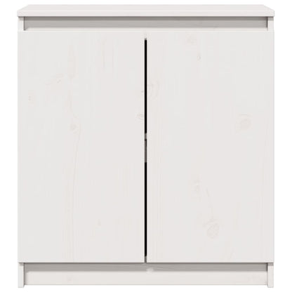 Skap Hvit 60x36x65 cm heltre furu