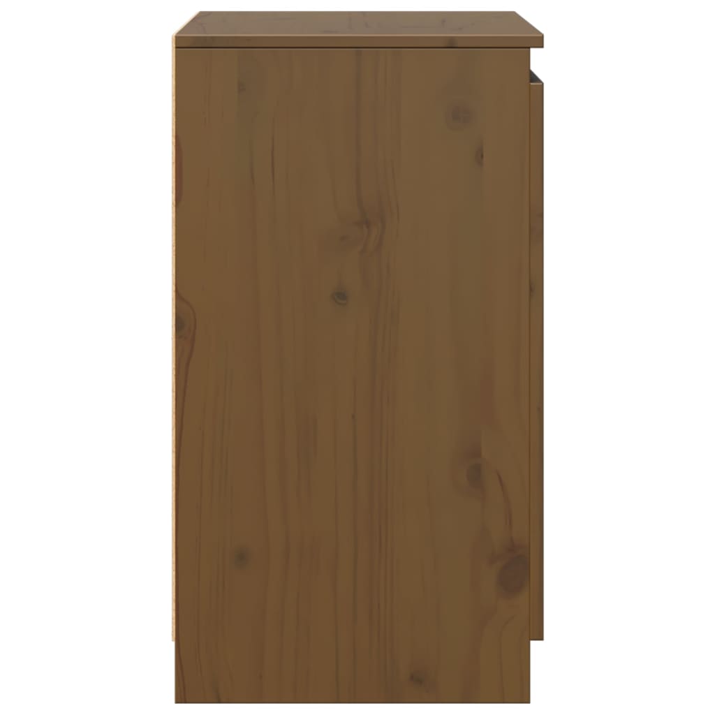 Skap honningbrun 60x36x65 cm heltre furu
