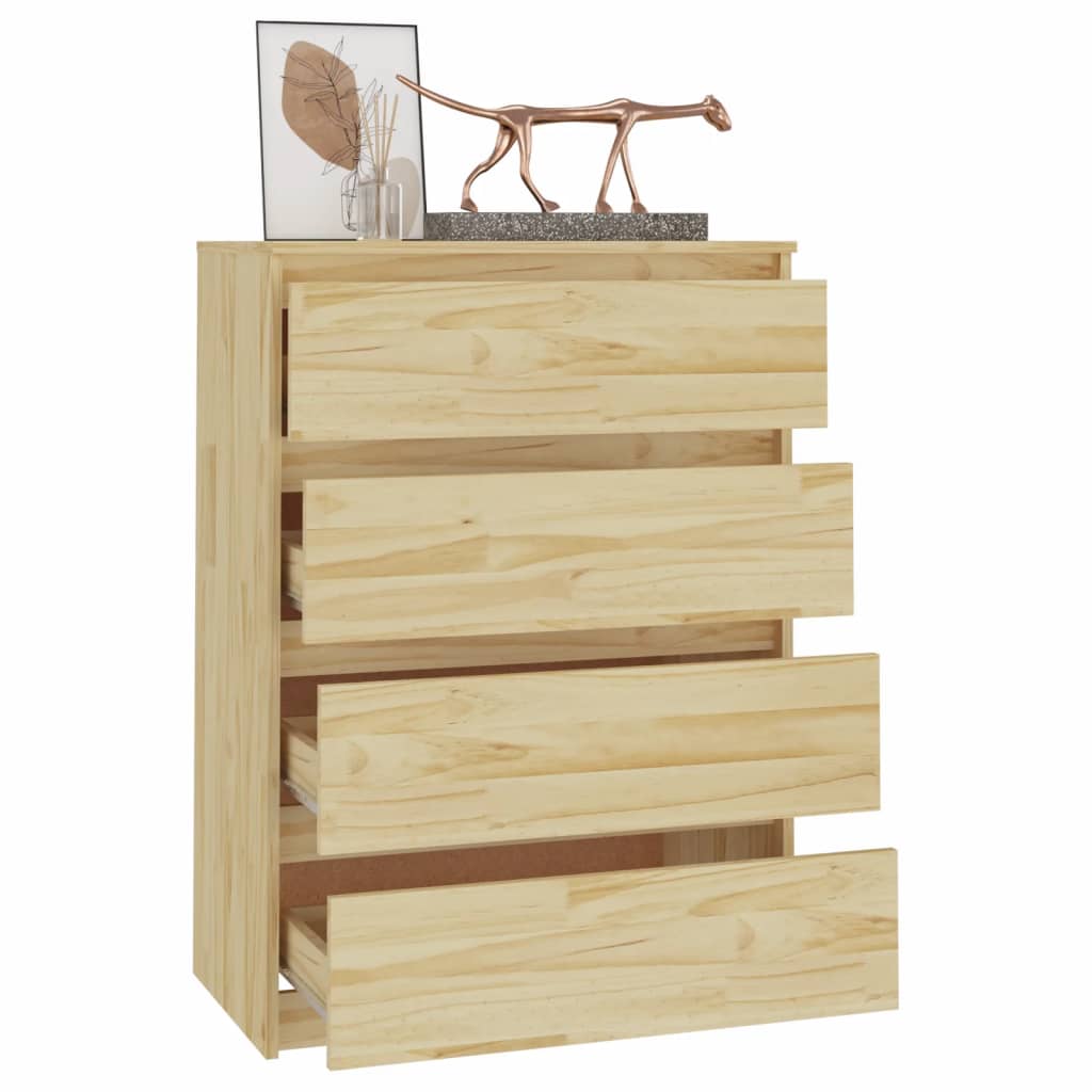 Skap heltre furu 60x36x84 cm