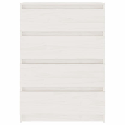 Kommode Hvit 60x36x84 cm heltre furu