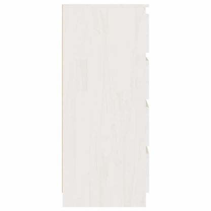 Kommode Hvit 60x36x84 cm heltre furu