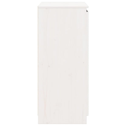 Skjenk Hvit 60x36x84 cm heltre furu
