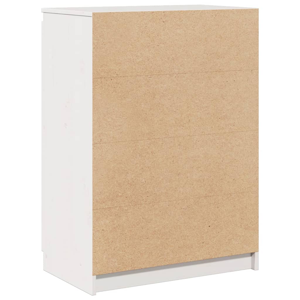 Skjenk Hvit 60x36x84 cm heltre furu