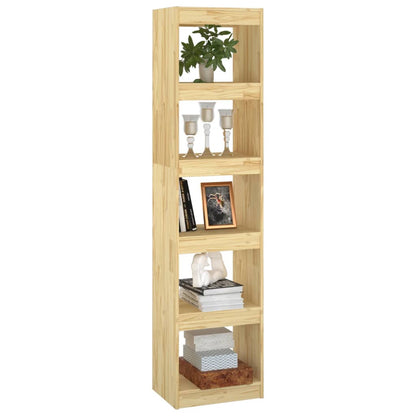 Bokhylle DIV. Romdeler 40x30x167,5 cm heltre furu
