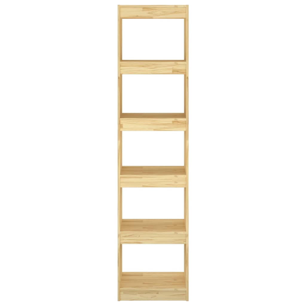 Bokhylle DIV. Romdeler 40x30x167,5 cm heltre furu
