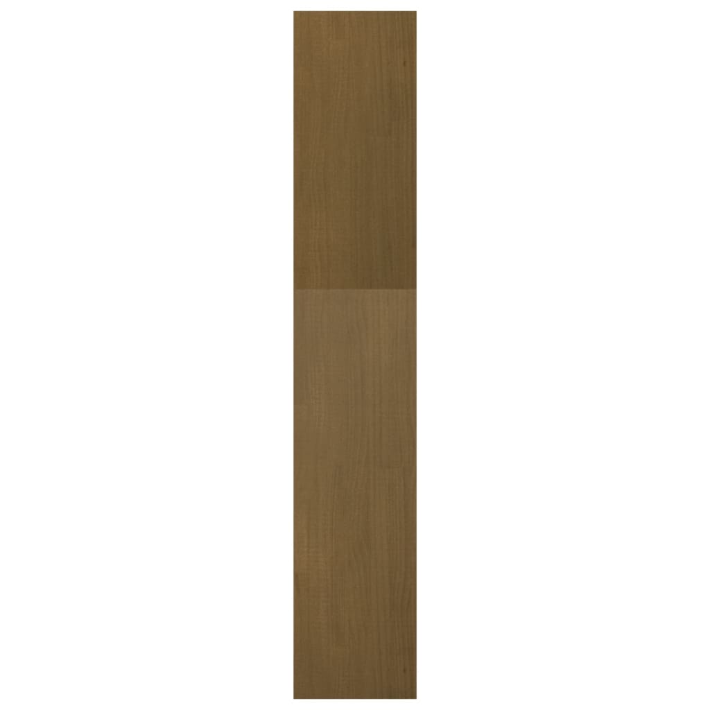 Bokhylle Honningbrun Romdeler 40x30x167,5 cm heltre furu