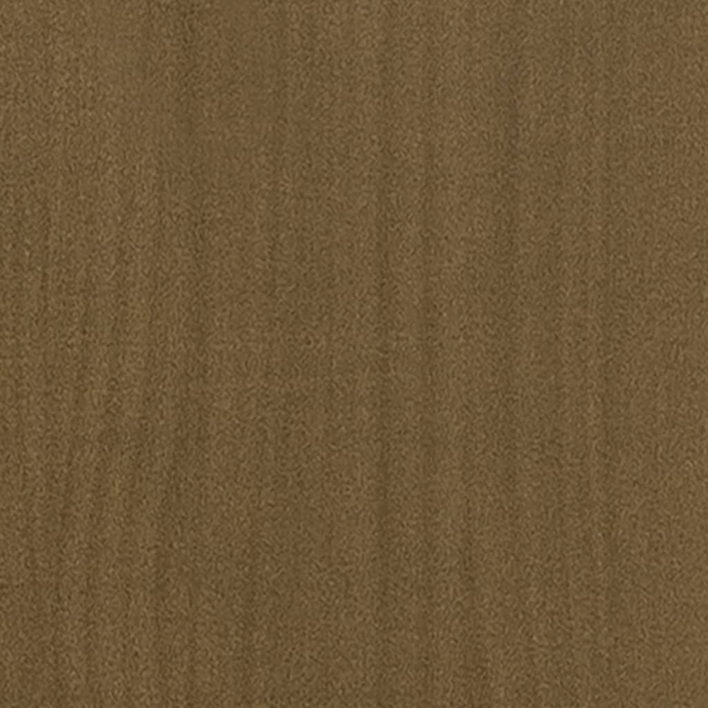 Bokhylle Honningbrun Romdeler 40x30x167,5 cm heltre furu