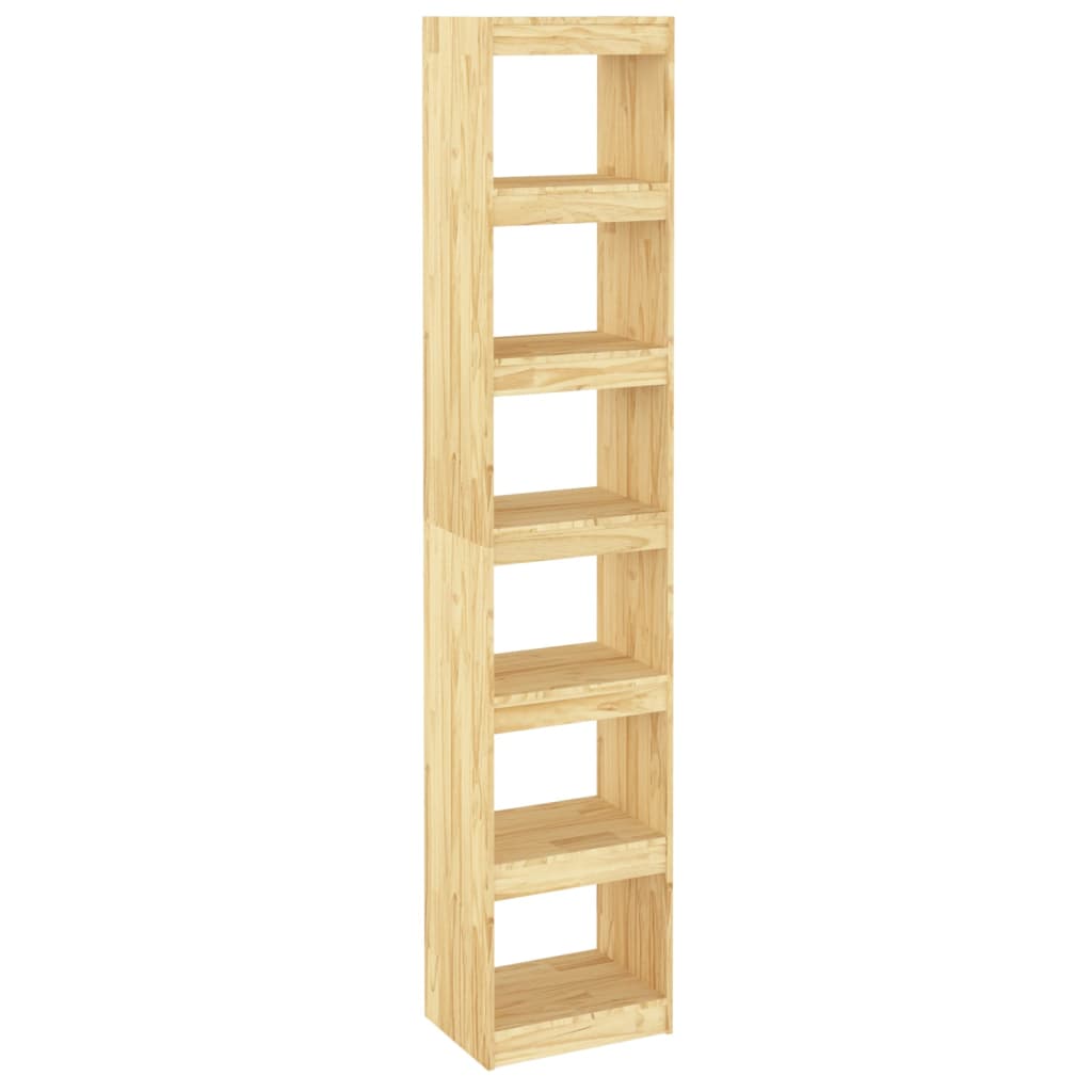 Bokhylle Tre Romdeler 40x30x199 cm heltre furu