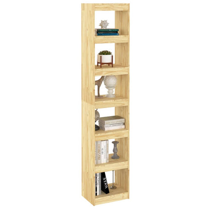 Bokhylle Tre Romdeler 40x30x199 cm heltre furu