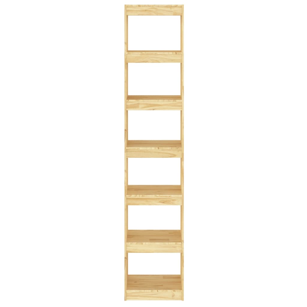 Bokhylle Tre Romdeler 40x30x199 cm heltre furu