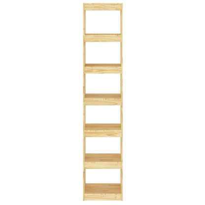 Bokhylle Tre Romdeler 40x30x199 cm heltre furu