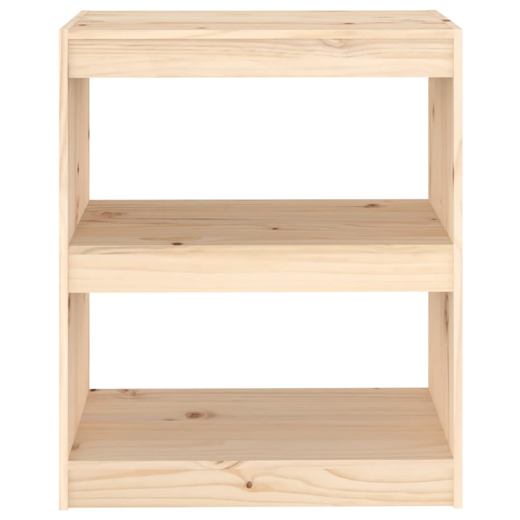 Bokhylle/romdeler 60x30x71,5 cm heltre furu