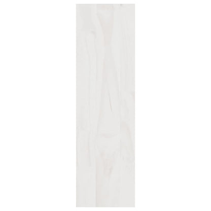 Bokhylle Hvit Romdeler 100x30x103 cm heltre furu