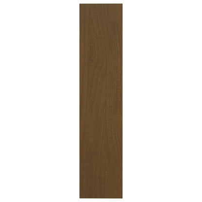 Bokhylle Honningbrun Romdeler 100x30x135,5 cm heltre furu