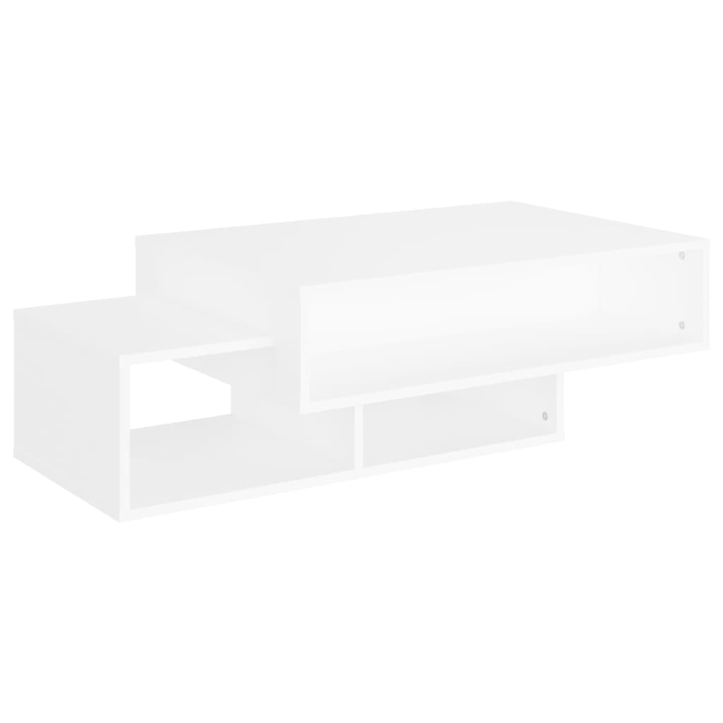 Salongbord Sofabord Hvit 105x55x32 cm