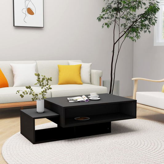 Salongbord Sofabord Svart 105x55x32 cm