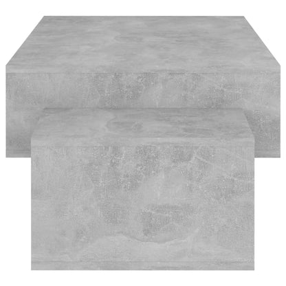 Salongbord Sofabord Betonggrå 105x55x32 cm