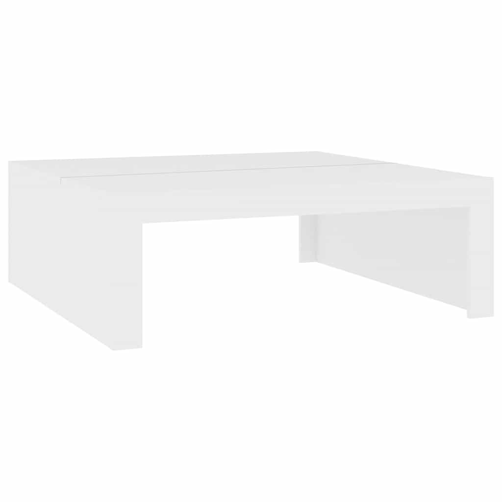 Salongbord Sofabord Hvit 100x100x35 cm