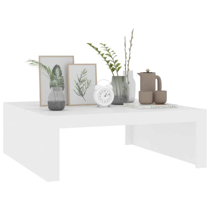 Salongbord Sofabord Hvit 100x100x35 cm