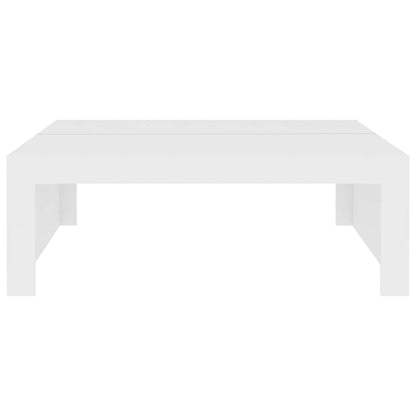 Salongbord Sofabord Hvit 100x100x35 cm