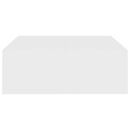 Salongbord Sofabord Hvit 100x100x35 cm